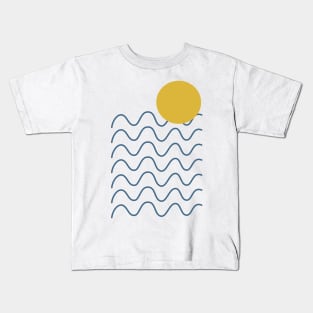 Ocean Waves Landscape Kids T-Shirt